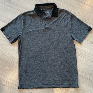 Under Armour gray polo. Size Medium.